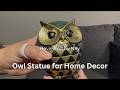 Cute Owl Statue for Modern Home Decor