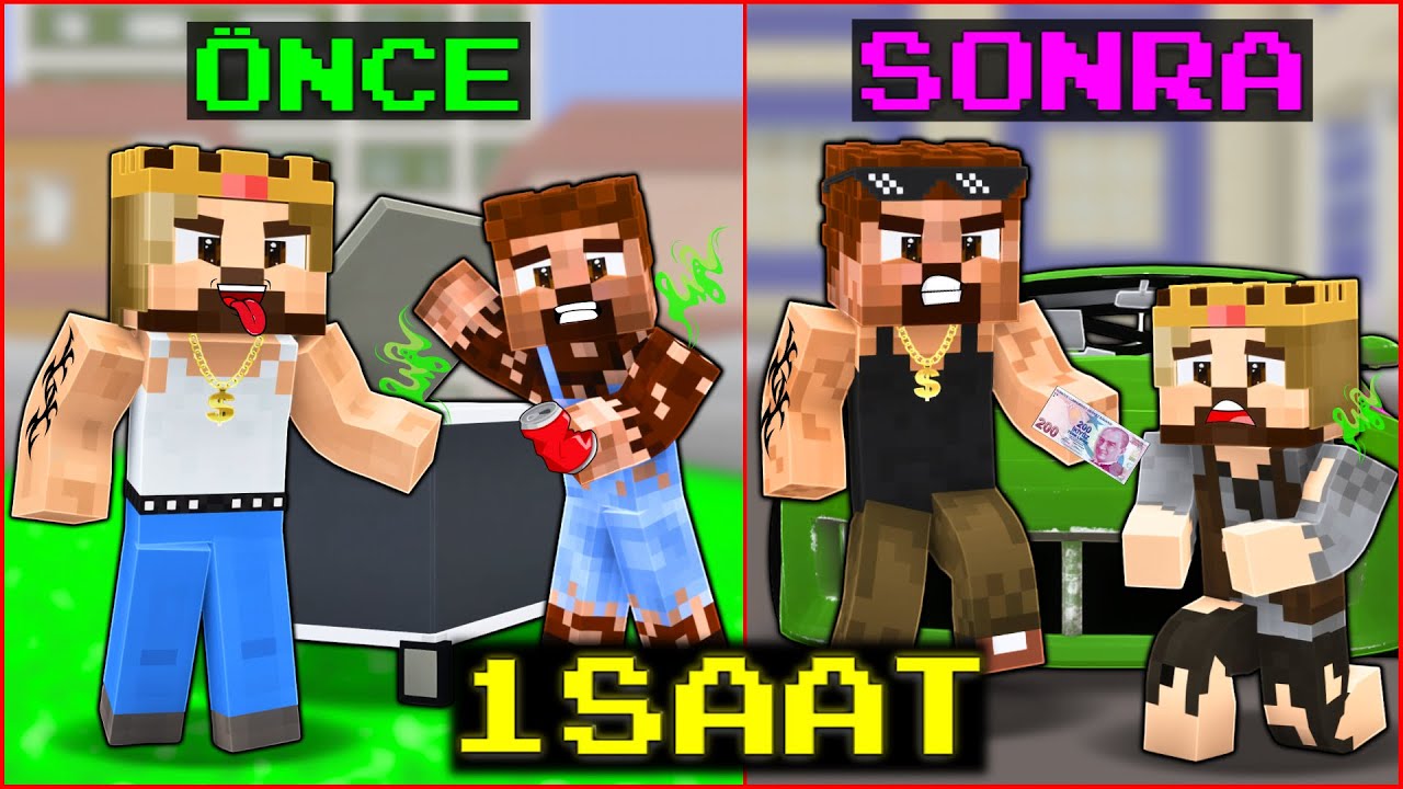 MİNECRAFT HER ŞEY TERSİNE DÖNDÜ ARDA VS RÜZGAR FİLMİ! 😱 -Minecraft
