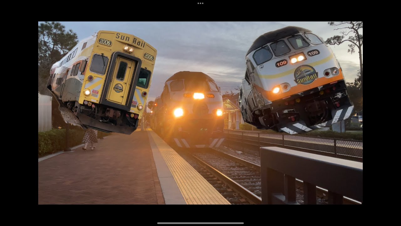Sunrail + Amtrak Railfanning + Hornshows/Jinglebells/SAAHC