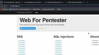Web for Pentester Lab Intro