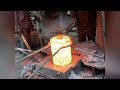 This warm forging and old blacksmithing skill decompresses