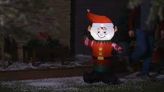 Christmas Elf Outdoor Inflatable (8I063)