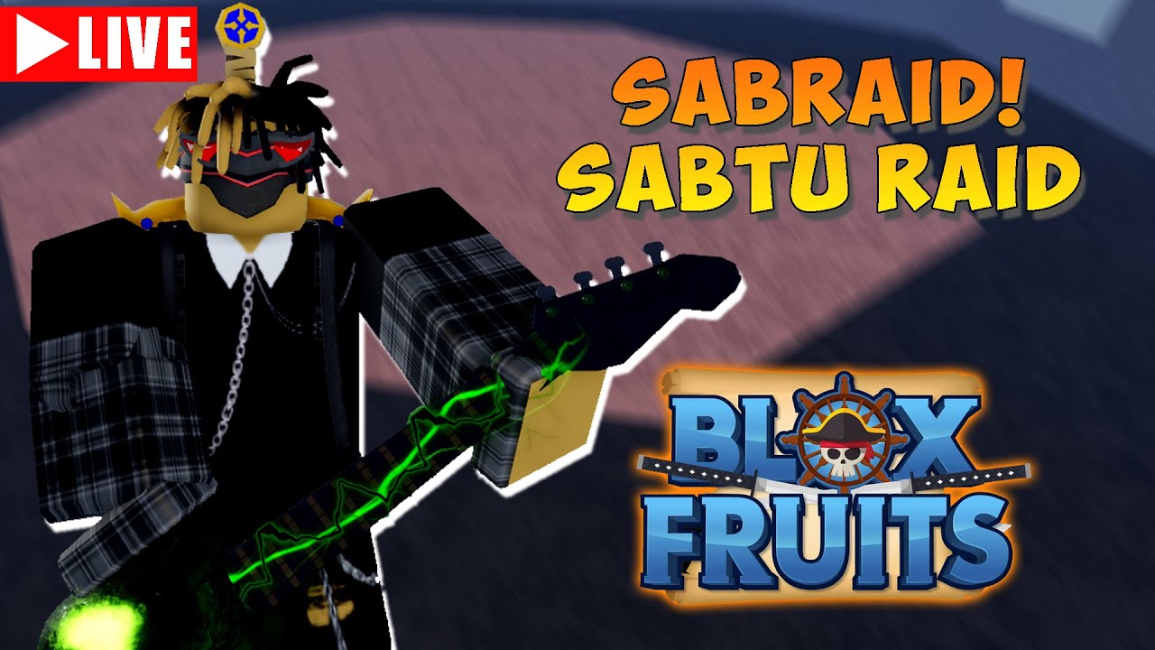 Sabtu raid aku akan bantu raid fruit kalian di second sea live blox