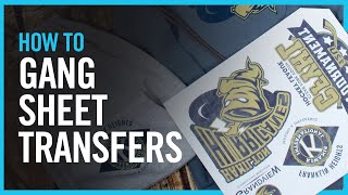 How To Gang Sheet Screen Printed Heat Transfers | Maximize Your Profit