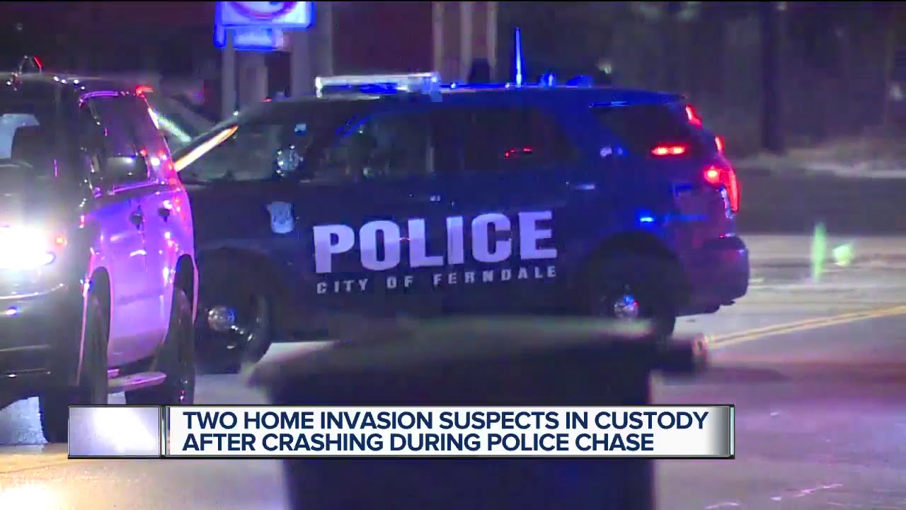 2 suspects hurt after police chase from Ferndale to Detroit ends with ...