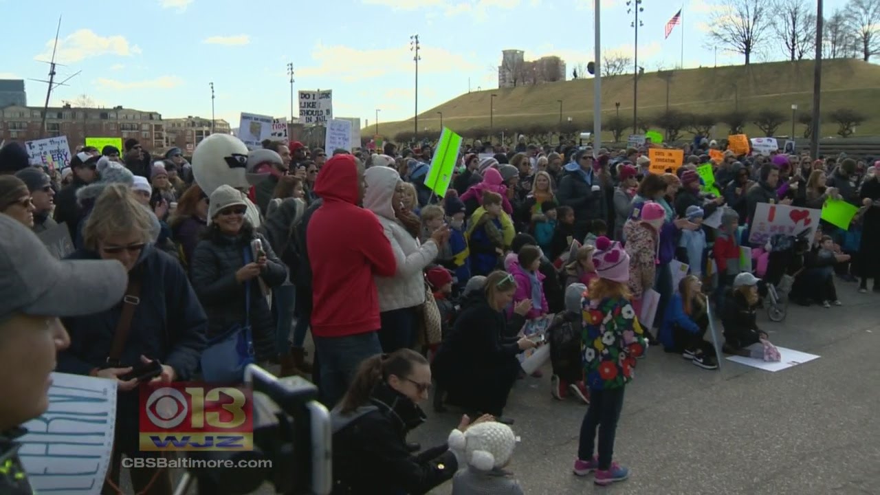 Parents and Students Rally For More Funding For City Schools - YouTube