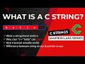 C Strings Explained Properly | What Most Programmers Don’t Understand