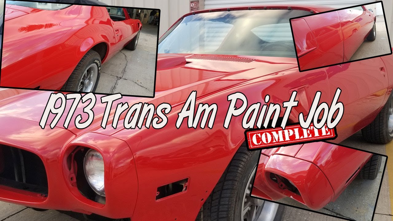 1973 Pontiac Trans Am paint job (done) YouTube