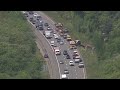 Sky5 over serious crash on I-495 in Milford