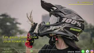 Story WhatsApp Cewek Supermoto