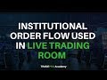 Institutional Order Flow used in Live Trading Room. - YouTube