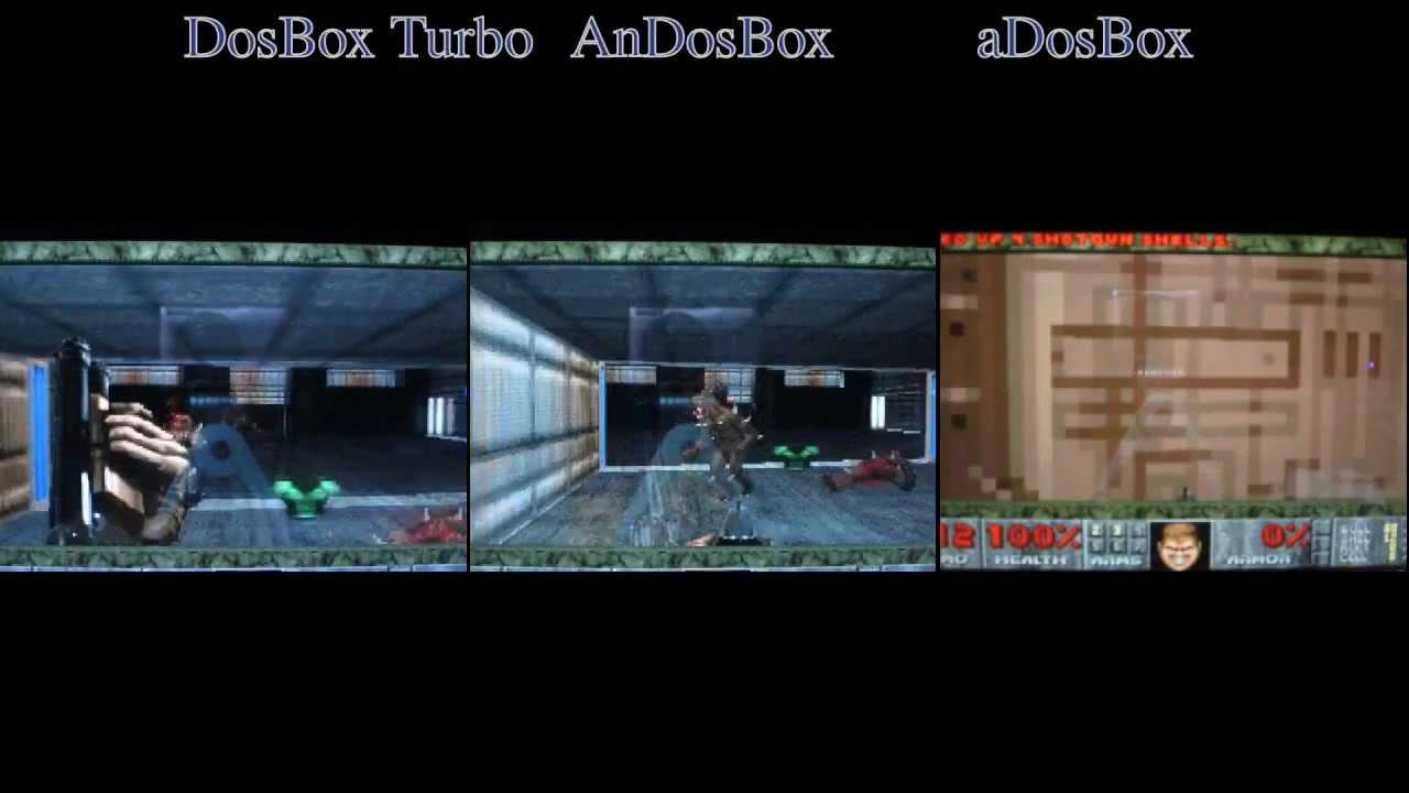DosBox Turbo vs. AnDosBox vs. aDosBox for Android