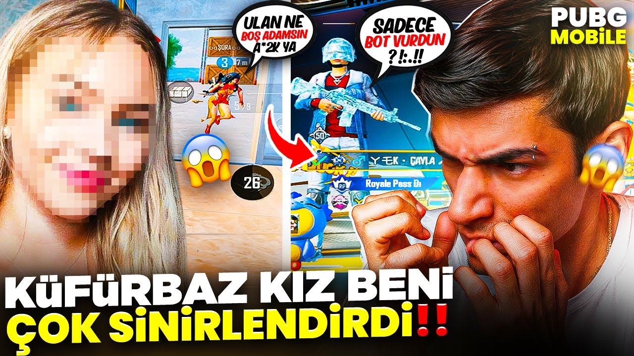 EN FAZLA SİNİRLENDİĞİM TROLL VİDEOSU 🤬EGOİST VE KÜFÜRBAZ KIZLA TARTIŞTIM! / Pubg Mobile Troll