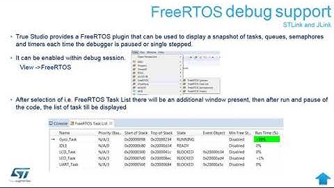FreeRTOS on STM32   21 Debug support   Eclipse, gcc
