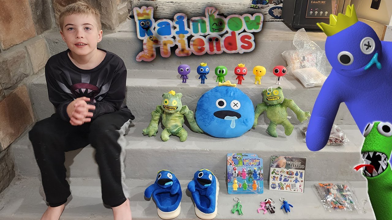 Huge New Rainbow Friends Roblox Toys & Plush Unboxing Video! 
