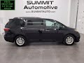 2017 toyota sienna xle 8 passenger black clearcoat walk around review 20t236a sold summitautocom