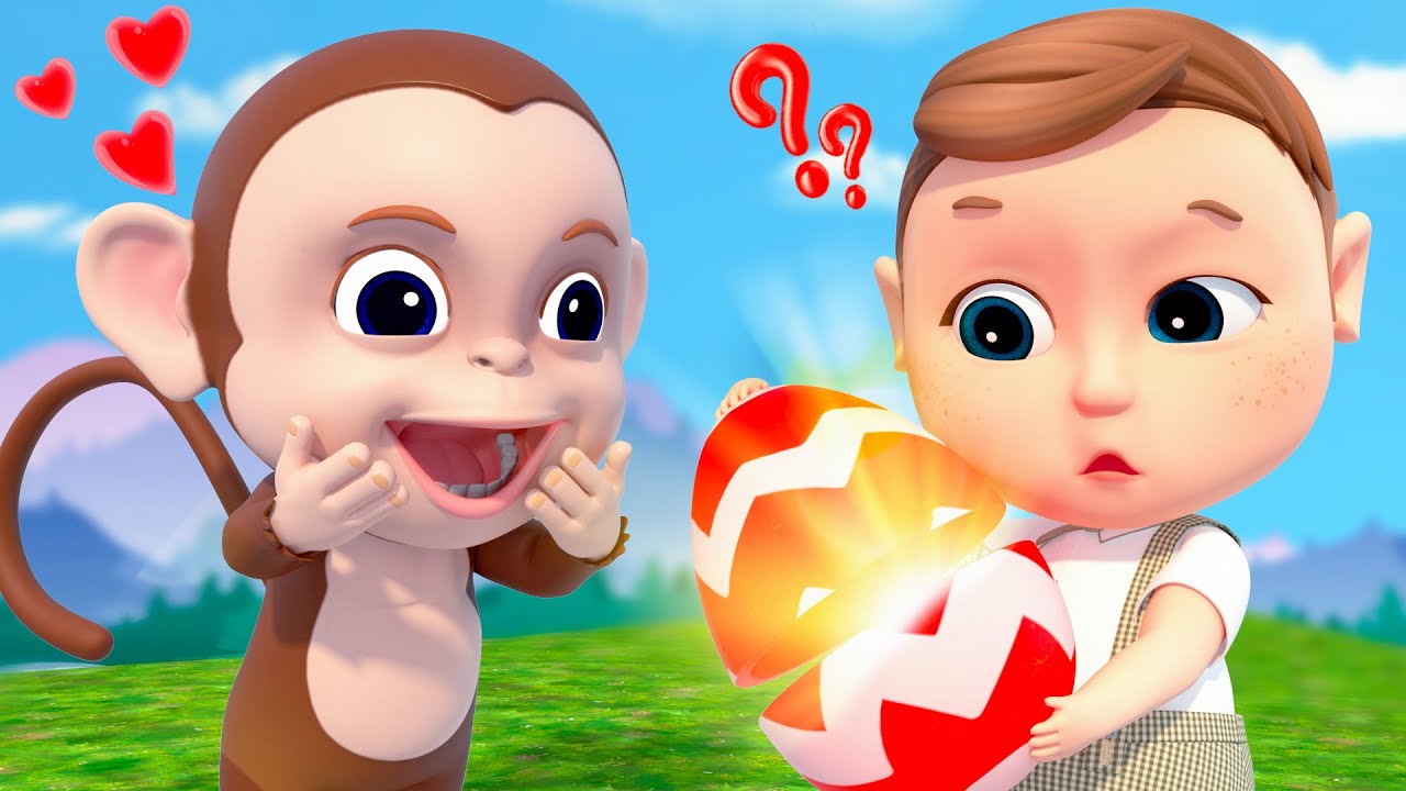 Five Little Monkeys Jumping On The Bed | Surprise Eggs Song | Song for Kids | Royal Nursery Rhymes