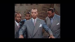 The Jubalaires - Noah, 1946 (colorized and highest quality audio) / THE FIRST RAP SONG