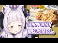 Murasaki Shion accidentally ate pineapple pizza