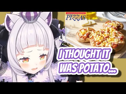 Murasaki Shion accidentally ate pineapple pizza
