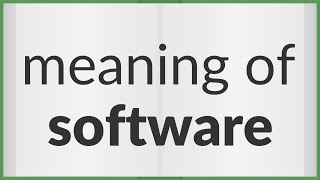 Software | meaning of Software screenshot 5