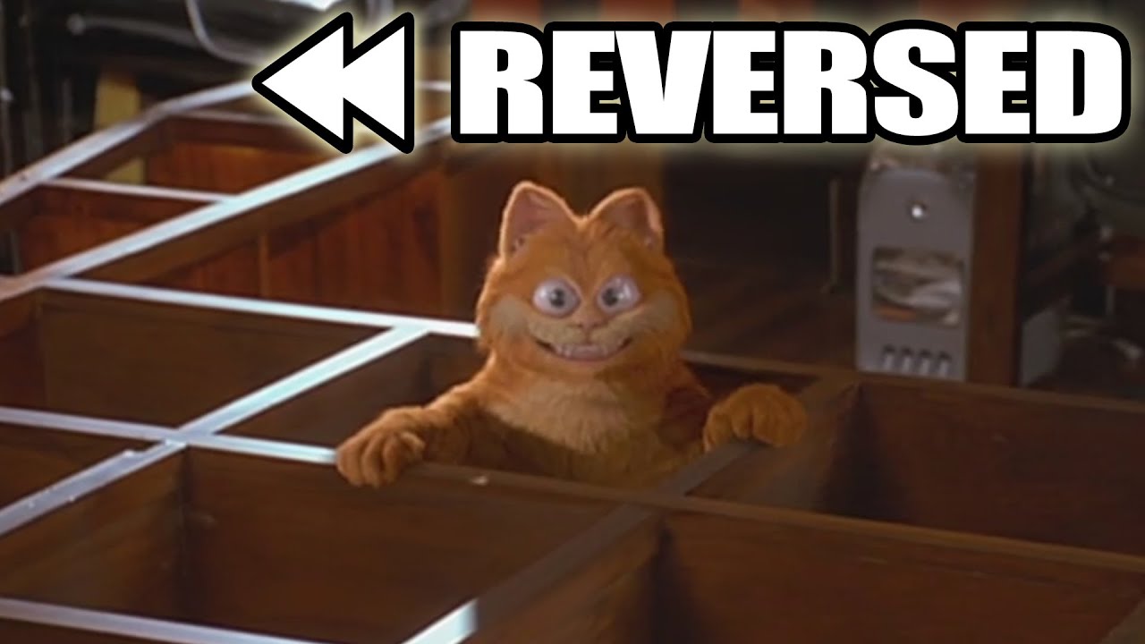 Garfield (2004) - Garfield Destroys Jon's Office REVERSED - YouTube