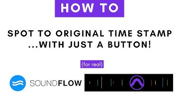 Spot To Original Time Stamps With Just A Button (Soundflow/Pro Tools)