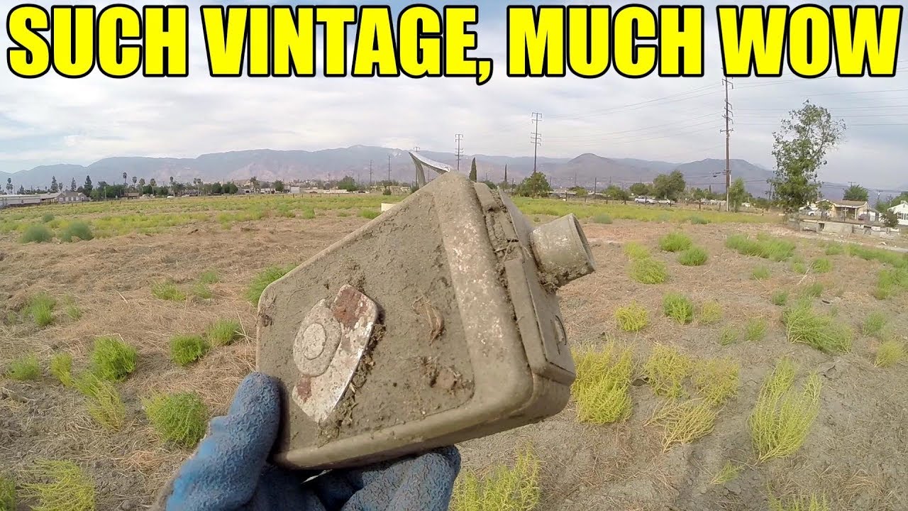 Metal Detecting Vintage Goldmine ! Cowboy Relics, 1950's Video Camera & More !