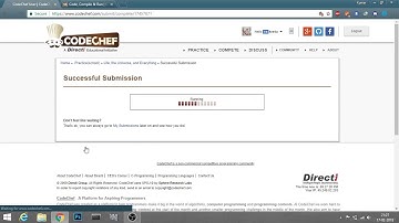 Getting Started with Codechef- Solving First Problem