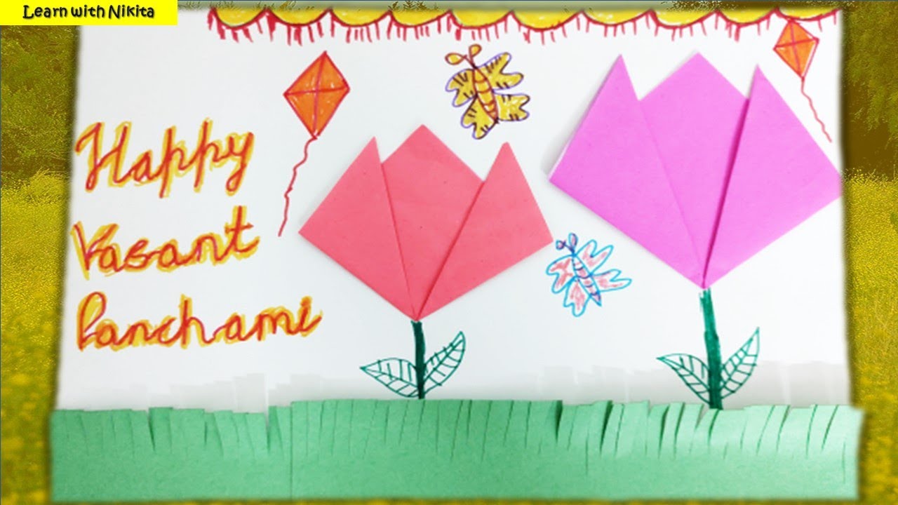 Basant panchami drawing | Basant panchami drawing easy | Basant ...