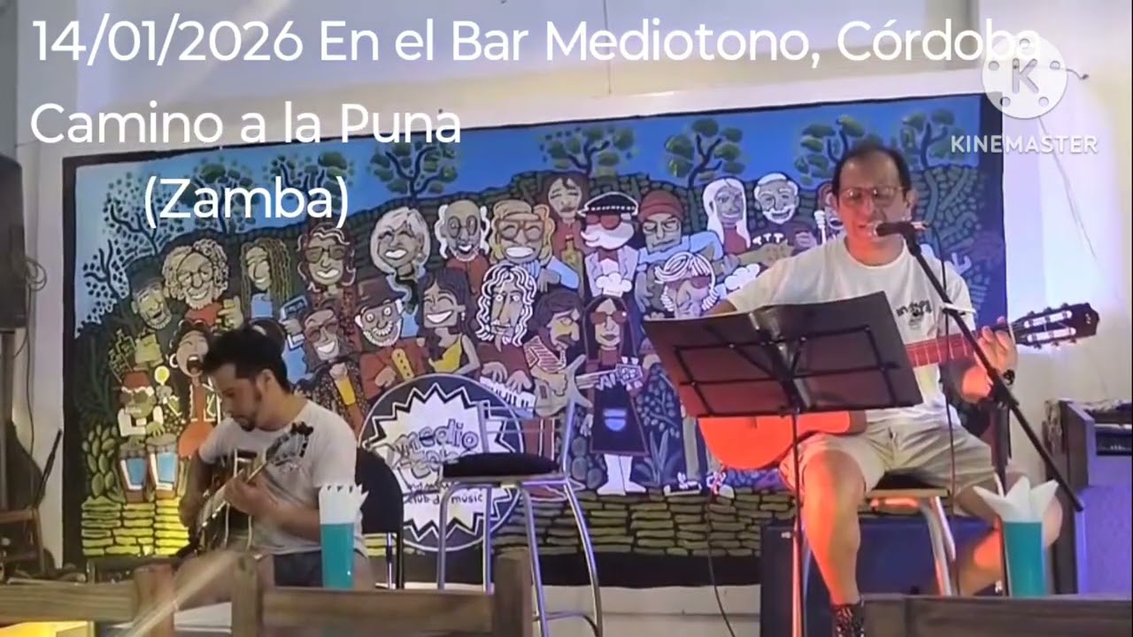 14/01/2026 Un momento de Música en el Bar Medio Tono de la ciudad de Córdoba