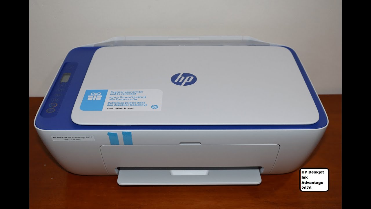 How To Connect Hp Deskjet 2676 All In One Wireless Printer To Home Wifi Without Usb Cable Windows10 Youtube