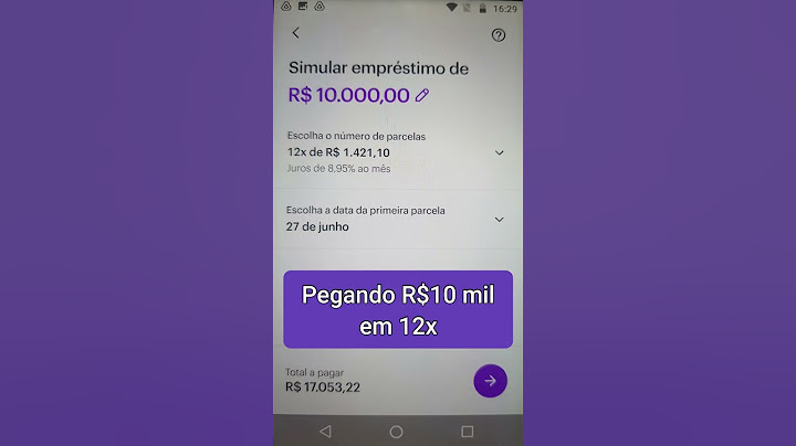 FUI TENTAR PEGAR EMPRÉSTIMO NO NUBANK E OLHA QUANTO DEU!