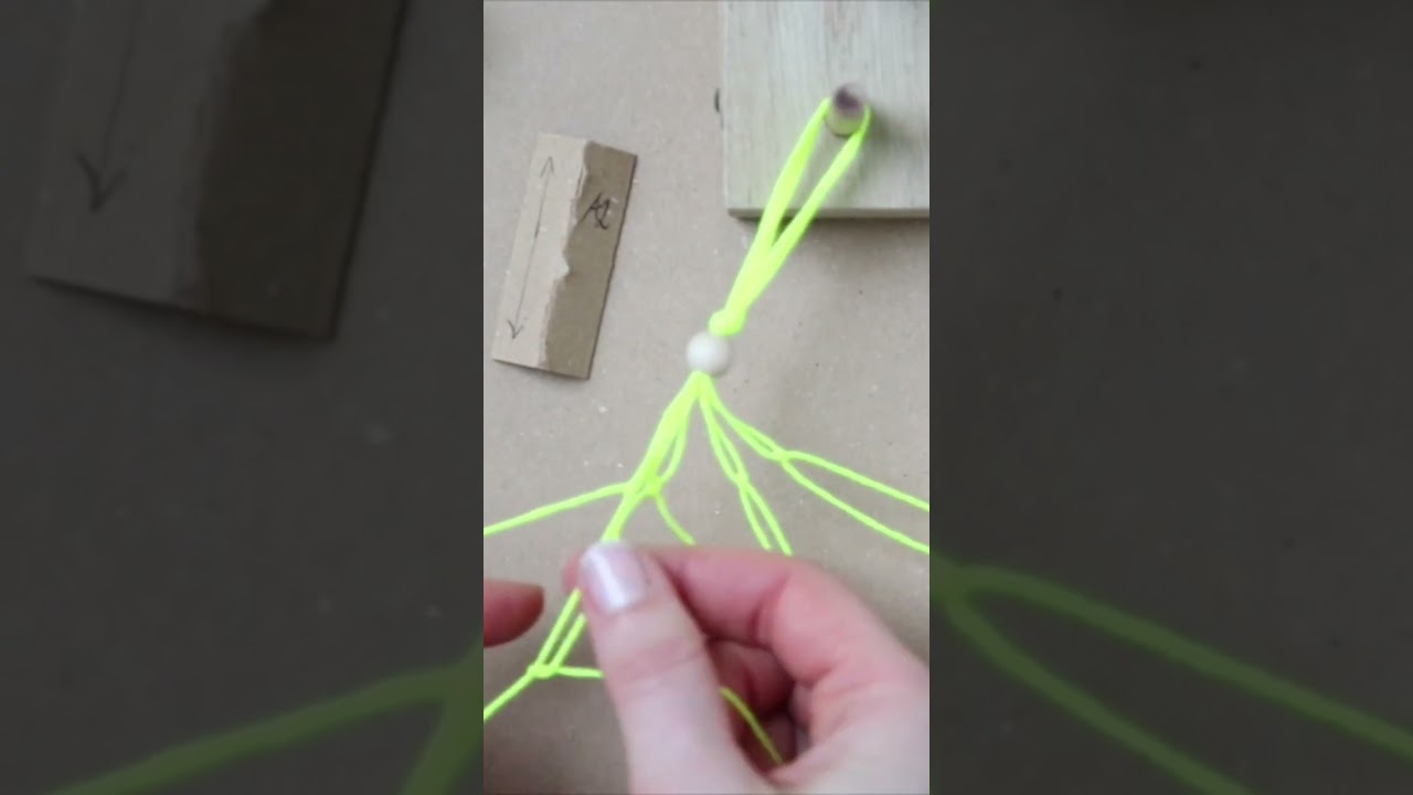 Oster-Deko Mini-Makramee / Easter egg mini macrame