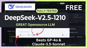 DeepSeek-V2.5 (1210) & Search Agent : This GREAT Opensource LLM got MUCH BETTER! | Best Local LLM