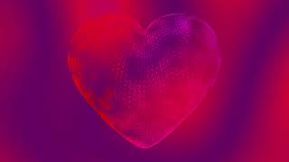 Glowing Heart Abstract Motion Background | 8 Hours