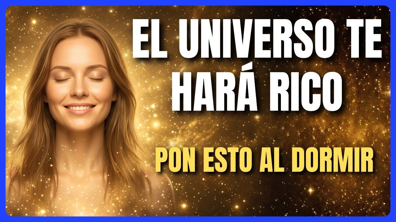 PON ESTO AL DORMIR Y DEJA QUE EL UNIVERSO TE HAGA RICO | Meditación y ...