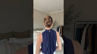 CLASSIC FRENCH TWIST USING A HAIR PIN