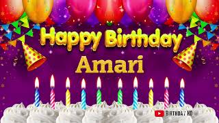 Amari Happy Birthday To You - Happy Birthday Song Name Amari