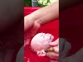 How to bathe a newborn monkey #monkeybaby #monkeynewborn #monkeyshort