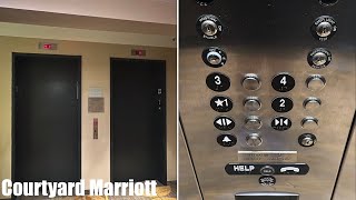 ThyssenKrupp Synergy MRL Traction Elevators @ Courtyard Marriott, Sunnyvale, CA