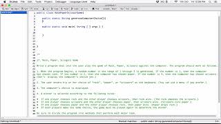 5.17. (Part 1) Rock, Paper, Scissors Game - Java - ❤️ SOLUTIONS MOVED TO DISCORD ❤️