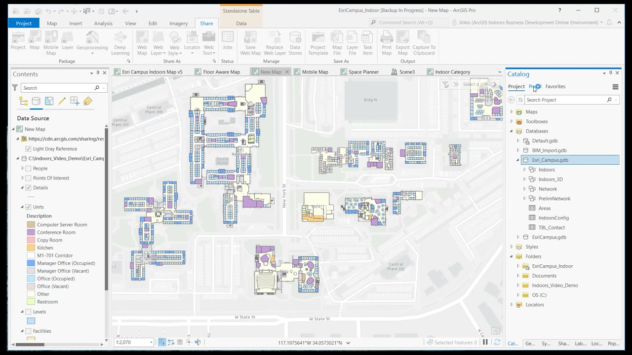 ArcGIS Indoors Configuring Hotel Space with Microsoft 365 in ArcGIS