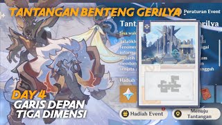 Tantangan Benteng Gerilya Day 4 | Garis Depan Tiga Dimensi • Genshin Impact Ver 7.0
