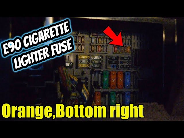 bmw cigarette lighter fuse BMW E90 Cigarette Lighter Fuse Replace