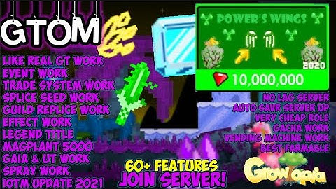 NEW GROWTOPIA PRIVATE SERVER 2021 | 🔥 BEST SERVER LIKE REAL GT 100% & CUSTOM ITEMS! OMG ✅🔥 | GTOM