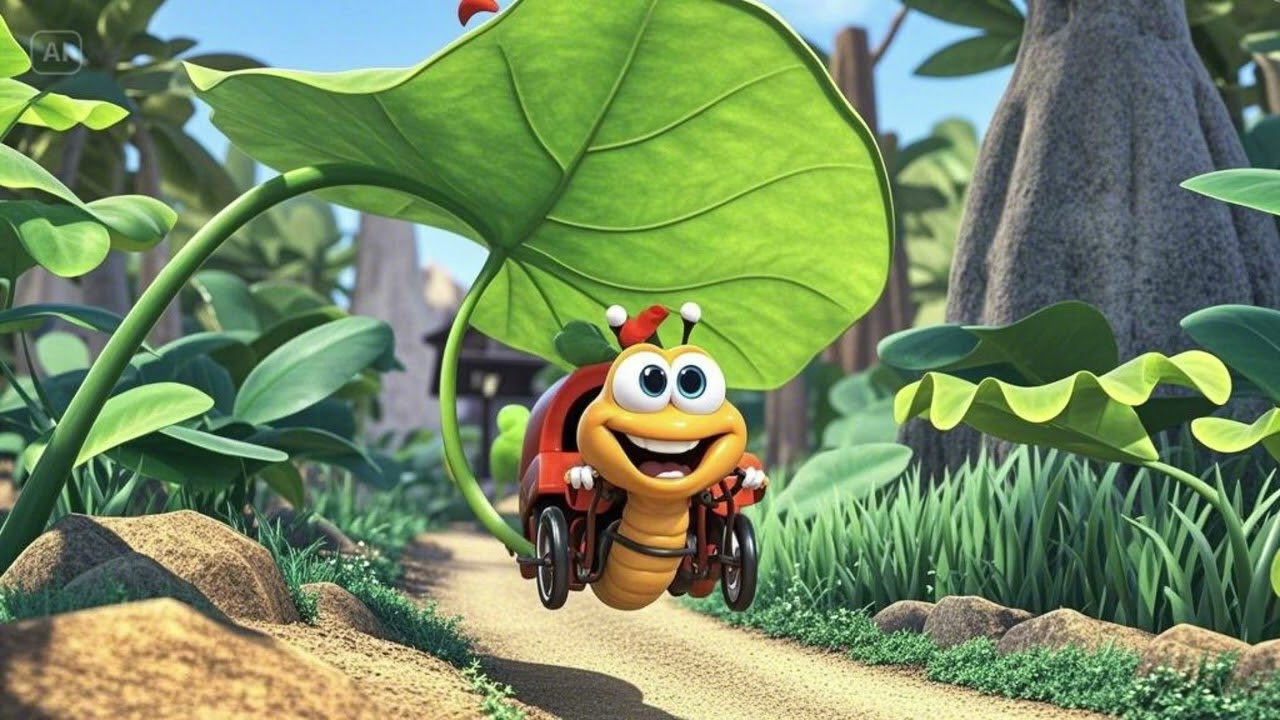 Milo the Maggot and the Big Leaf Ride | Fun Kids Songs & Nursery Rhymes 🍃🐛