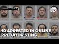 10 alleged child predators nabbed by Fairfax County Police in 'Operation Spring Bloom'