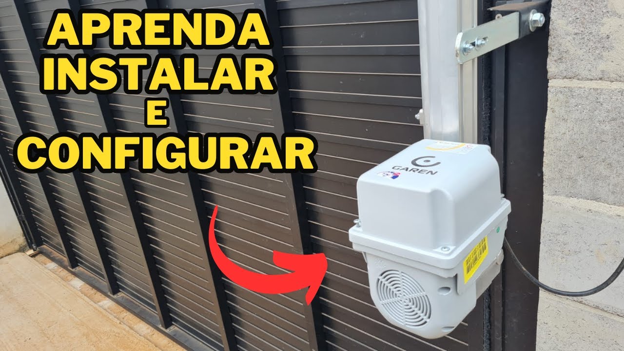 Instalação do Motor BV Duo TSi Pro Garen em Portão Basculante de ...