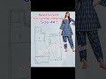 College Wear Pant & Short Top Frock Cutting Stitching Full Tutorial ✂️ Stylish Girls Outfit #viral
